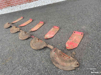 Mower Lely slijtdelen / schotels /  glijsloffen / slijtplaten Lely