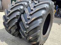 Wheels, Tyres, Rims & Dual spacers Michelin 600/70R30 Axiobib. 45 mm profiel