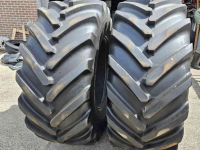 Wheels, Tyres, Rims & Dual spacers Michelin 600/70R30 Axiobib. 45 mm profiel