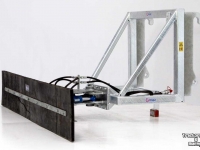 Feed Blade / Slide Qmac Modulo Rubber Voerschuif 180 cm met  JCB Q-Fit aanbouw