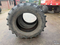 Wheels, Tyres, Rims & Dual spacers BKT 520/70R38