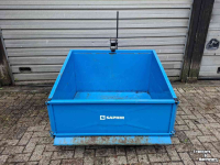 Tractor tipping boxes Saphir TL120 Trekkerbak transportbak grondbak tractorbak traktorbak
