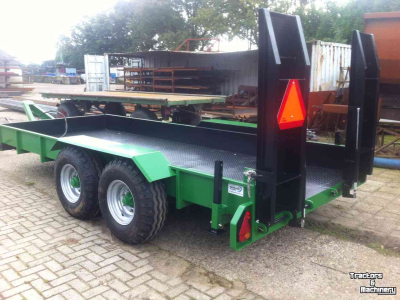Low loader / Semi trailer Heuvelmans Transportwagen