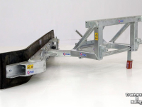 Rubber yard scraper Qmac 270 MECH SCHUIN + HOEK EURO