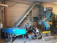 Weighing machines Pro-Pak Weeglijn, opvoerelevator, 2000 EW weger, poetmachine