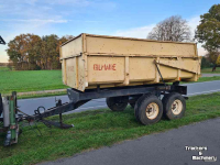 Dumptrailer Agromet T046 tandemas kipper in goede staat