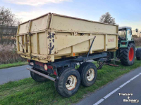 Dumptrailer Agromet T046 tandemas kipper in goede staat