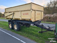 Dumptrailer Agromet T046 tandemas kipper in goede staat