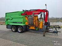 Wood shredder Heizohack HM 8-400 KLC chipper combi