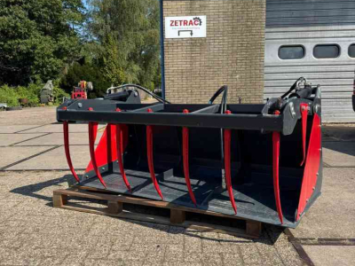 Front-end loader bucket / Front loader bucket  GRONDBAK GRIJPBAK GRIJPER 180 CM EURO MULTIBAK PELIKAANBAK