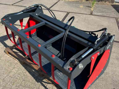 Front-end loader bucket / Front loader bucket  GRONDBAK GRIJPBAK GRIJPER 180 CM EURO MULTIBAK PELIKAANBAK