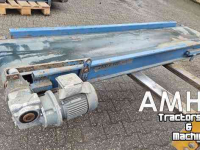 Conveyor  2100X400 TRANSPORTBAND VLAKKE BAND FLAT BELT CONVEYOR BELT FLACHBAND FÖRDERBAND