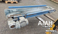 Conveyor  onbekend / unknown 2100X400 TRANSPORTBAND VLAKKE BAND FLAT BELT CONVEYOR BELT FLACHBAND FÖRDERBAND