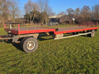 Agricultural wagon  Balenwagen / Platte wagen / landbouwaanhanger