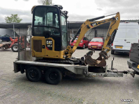 Mini-Excavator Caterpillar 301.8 Next Gen incl aanhanger