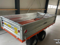 Dumptrailer  Kipper mini compact tractor 2,5 ton Max tandemstel