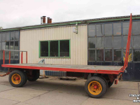 Agricultural wagon  Balenwagen aanhangwagen aanhanger 4-wielige wagen kar balenkar