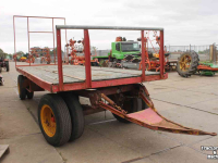 Agricultural wagon  Balenwagen aanhangwagen aanhanger 4-wielige wagen kar balenkar