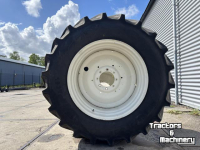 Wheels, Tyres, Rims & Dual spacers Mitas Set Mitas Banden 600/65R38 & 480/65R28 AC65 Vaste Velgen