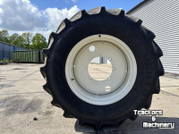 Wheels, Tyres, Rims & Dual spacers Mitas Set Mitas Banden 600/65R38 & 480/65R28 AC65 Vaste Velgen