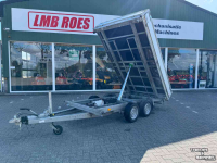 Car trailer up to 3500 Kg Henra KP27-3318   aanhanger kiep aanhangwagen  3 zijdig kipper