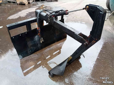 Bale clauw  Balenklem, Pakkenklem, boven-over, JCB aansluiting