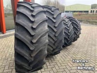 Wheels, Tyres, Rims & Dual spacers Mitas set MITAS AS 65 480/65R28 en 600/65R38 ca 80% op velgen NewH T6.xxx/T7.xxx