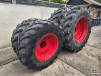 Wheels, Tyres, Rims & Dual spacers Bridgestone 520/85R38 420/85R28