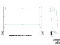 Other attachments and accessories Qmac HAKENSET: VOLVO L50 L60 L70 L90 (40MM)