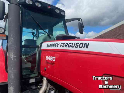 Tractors Massey Ferguson 6490 Dynashift 6 cil.turbo fronthef airco