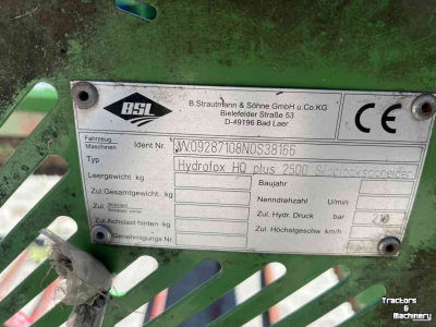 Silage block-cutter Strautmann Hydrofox HQ Plus 2500 kuilsnijder voermachines