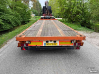 Low loader / Semi trailer Vogelzang 3-asser dieplader aanhanger, vlakke vloer met Twistlock