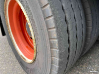 Low loader / Semi trailer Vogelzang 3-asser dieplader aanhanger, vlakke vloer met Twistlock
