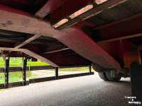 Low loader / Semi trailer Vogelzang 3-asser dieplader aanhanger, vlakke vloer met Twistlock