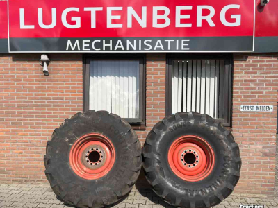 Wheels, Tyres, Rims & Dual spacers Continental Continental/Mitas 500/85R24 banden, Claas combine diversen