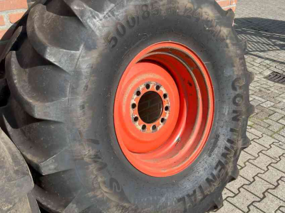 Wheels, Tyres, Rims & Dual spacers Continental Continental/Mitas 500/85R24 banden, Claas combine diversen