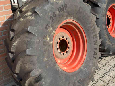 Wheels, Tyres, Rims & Dual spacers Continental Continental/Mitas 500/85R24 banden, Claas combine diversen