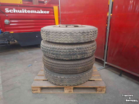 Wheels, Tyres, Rims & Dual spacers Michelin 8.25R20