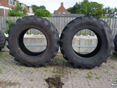 Wheels, Tyres, Rims & Dual spacers Michelin 580/70r38