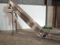Elevator conveyor Affeldt Opvoerband  RVS OPVOERBAND ELEVATORBAND ELEVATOR BELT FÖRDERBAND STEIGBAND