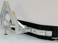 Rubber yard scraper Qmac 180 SCHUIF VAST ACCORD