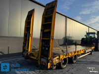 Low loader / Semi trailer Nooteboom 3-asser dieplader