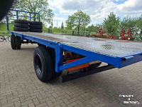 Agricultural wagon  Platte Balenwagen Aanhanger