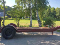 Ramp trailer Schuitemaker Oprijwagen heftruck mini kraan/ shovel