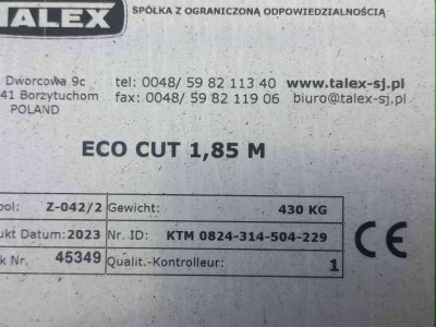 Mower Talex Eco cut 1.85