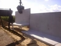 Trench silo walls  Betonnen keerwanden voersilo