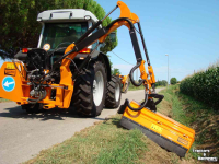 Mowing arm with flailmower  Procomas Klepelmaaiers Armklepelmaaiers Maaiarmen