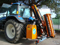 Mowing arm with flailmower  Procomas Klepelmaaiers Armklepelmaaiers Maaiarmen