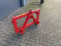 Front-end loader Qmac Verloopadaptor cat2+accord>Euro