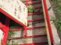Silage block-cutter Trioliet TU 195  met hefmast en mechanische afschuiver